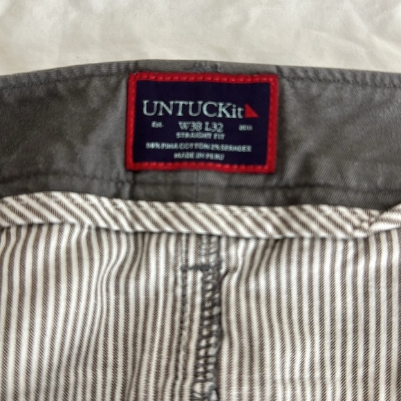 UNTUCKit Five Pocket Cotton Straight Leg Pants - Picture 7 of 9
